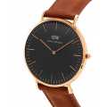 Daniel Wellington Classic Luxury Watch - Black Dial. 