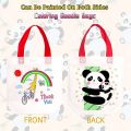 Creative DIY Graffiti Bags Both Sides Coloring Handmade Painting Non-Woven Bag Markers Kids Art Crafts Color Filling Drawing Toy. 