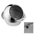 304 Stainless Steel Air Vent Round Grille Ventilation Cover Wall Vent Outlet 4 Inch. 