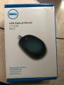 Wired USB Optical Mouse DELL MS 111 Designed for Comfort and Productivity 3 Buttons Matt Black LED Tracking Sensor. 