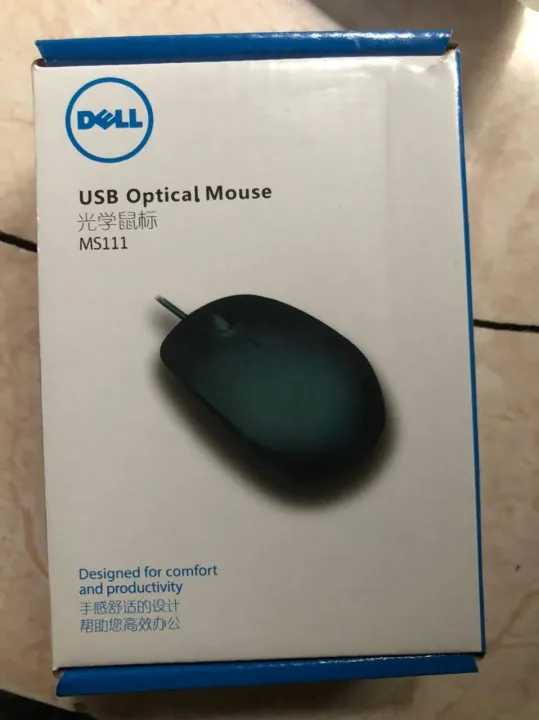 Wired%20USB%20Optical%20Mouse%20DELL%20MS%20111%20Designed%20for%20Comfort%20and%20Productivity%203%20Buttons%20Matt%20Black%20LED%20Tracking%20Sensor%20-%20Image%204