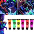 Body Face Paints Set 10ml Face Fluorescent Glow Paint Kids Makeup Luminous Color Body Art Painting Festival Painting Neon Cosplay Pigment Christmas. 