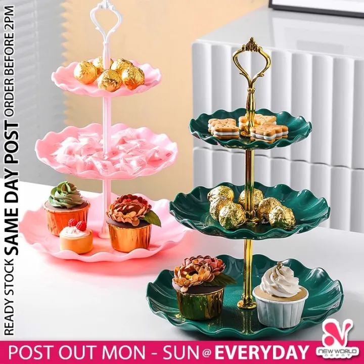 3%20Tier%20High%20Tea%20Stand%20Dessert%20Cupcake%20Cakes%20Fruit%20Party%20Serving%20Platter%20Tray%20Food%20Tower%20Plates%20-%20Image%202