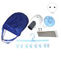 Portable Electric Clothes Dryer Folding Travel Air-O-Dry Clothes Warm Cloth Dryer Wardrobe with Accessories-EU Plug. 