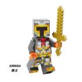 Minecraft Domestic Educational Building Blocks Minifigures Steve Alex Knight Drowned Corpse Zombie Hunter. 