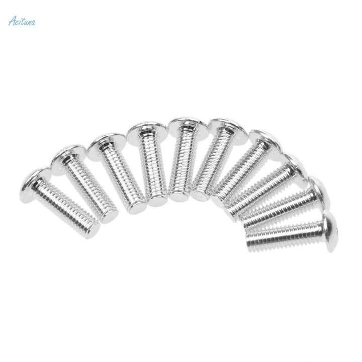 10pcs%20Auto%20Car%20Aluminum%20License%20Plate%20Frame%20Bolt%20Screws%2016mmx5mm%20Silver%20-%20Image%202