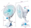 NEW 220V 180 Degree Adjustable Mini Desktop Fan High-Speed Air Desk and Clip On Fan With Fan Head Clamp For Dormitory Office | INeedz AS0027. 