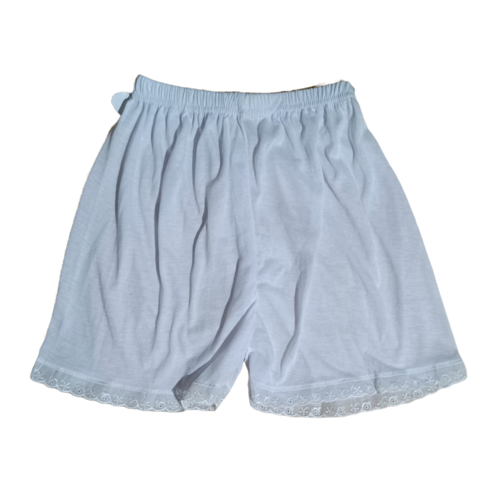 Girls%20Plain%20White%20Tight%20Comfortable%20Shorts%20-%20Image%205