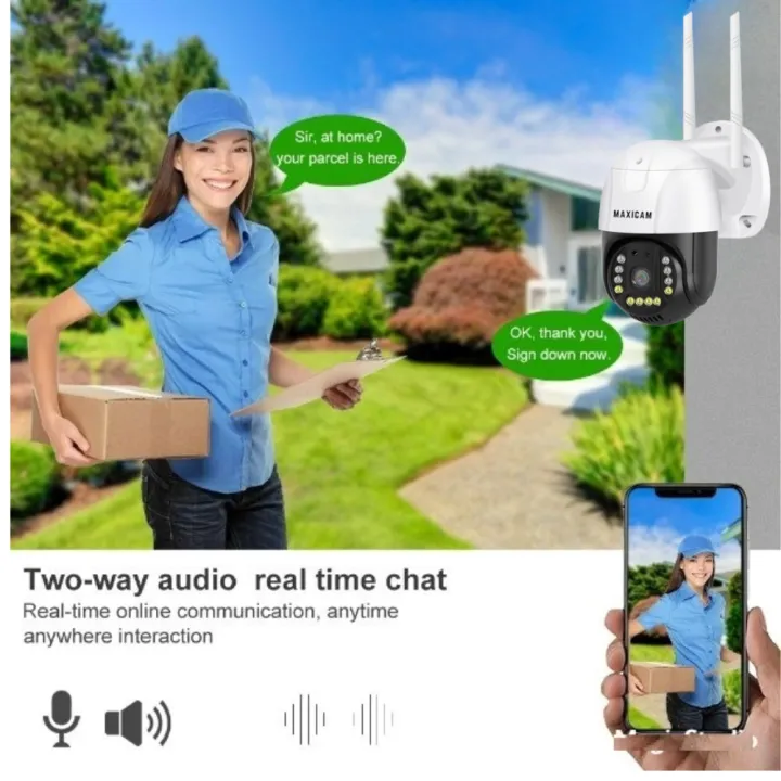 PTZ%20Wifi%20IP%20Camera%20Outdoor%20Waterproof%20Dome%20Security%20Camera%201080P%20-%20Image%208