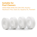 4 Pack Swimming Pool Wheel Cover White 6101611-R4 for Dolphin Robotic Pool Cleaners M200 M400 M500. 