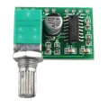 PAM8403 2x3W Audio Mini Digital Stereo Power Amplifier Board 5V Power Audio Class D Amplifier Module With Volume Control 1Pcs. 