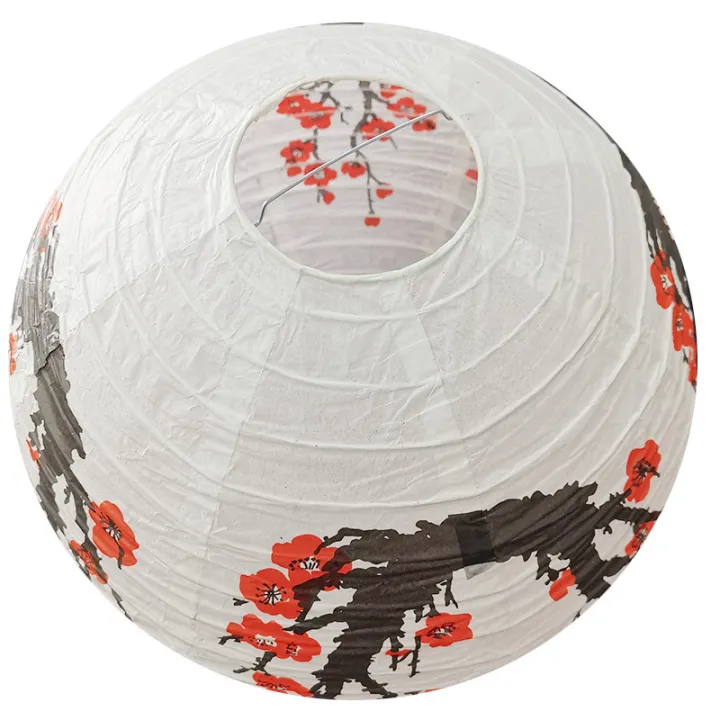 30cm%20Plum%20Blossom%20Round%20Paper%20Lantern%20Lamp%20Shade%20Chinese%20Oriental%20Style%20Light%20QUANYIN%20-%20Image%208