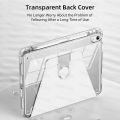 720° Rotation Tablet Case For iPad Air 4/5 10.9 7/8/9th 10.2 5/6th 9.7 10th 10.9 Pro 11 12.9 10.5 Transparent Cover. 