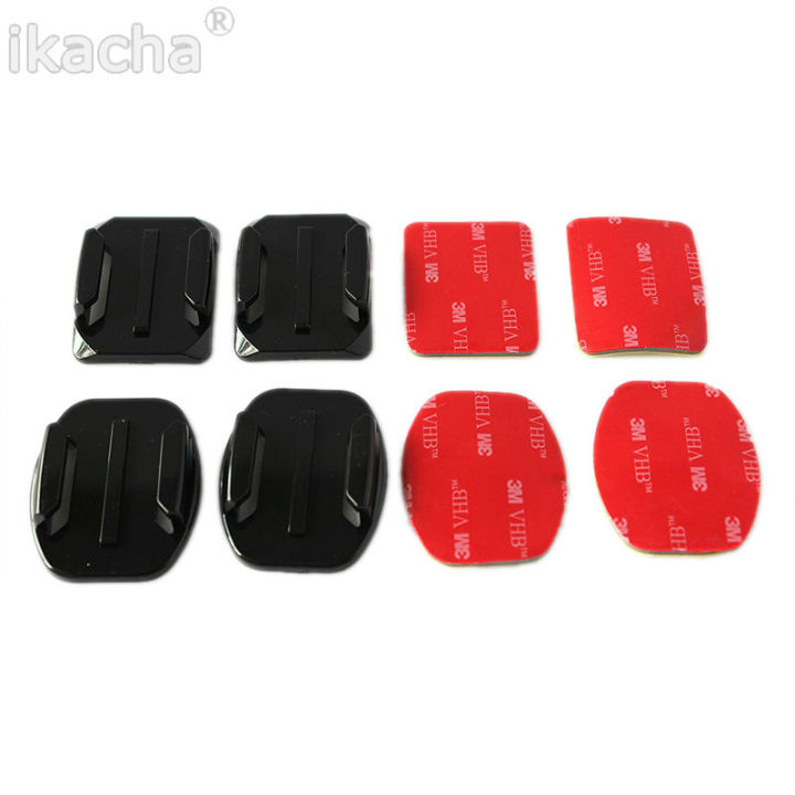 %E3%80%90VogueVenture%E3%80%912pcs%20Flat+2pcs%20Curved%20Adhesive%20Sticky%20Mount%20Set%20Sticker%20For%20Gopro%20Hero%207%20Camera%20Sport%20Dv%20SJ4000%20-%20Image%203
