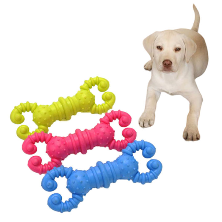 Small Rubber Lobster Shaped Dog Toy Molar Bite Resistant Chew Scorpio Toy for Small Pet Puppy Outdoor Training Pet Supplies Toys