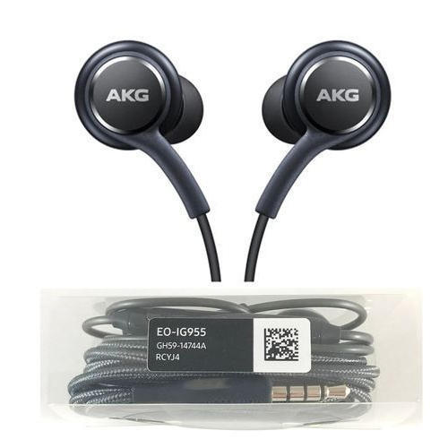 ORIGINAL AKG EO-IG955 HEADSET INEAR BLACK, GALAXY S10 S10E S9 S8, PLUS, S7, S6, EDGE, NOTE 8, NOTE 9 10