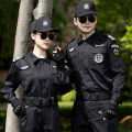 Summer Security Uniform Short Sleeve Suit Men's and Women's Security Uniforms Spring and Autumn Long-Sleeve Jacket Property Duty Work Clothes. 