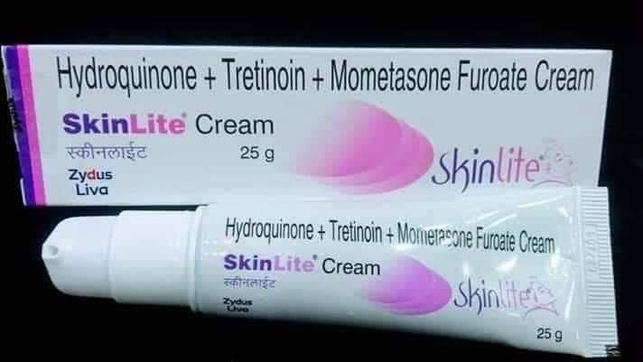 Rx SKINLITE (SKIN LITE ) Hydroquinone + Tretinoin + Mometasone Furoate Cream 25g (slht)