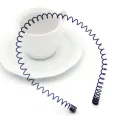Hair Bands for Men and Women Metal Head Bands Wavy Hair Band, Spring Hair Hoop Black. 