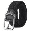 【HUT】 Men's Belt Casual Woven Elastic Belt Outdoor Sports Women's Belt No Need For Punching Climbing Work Belt For Men Women Fashion. 