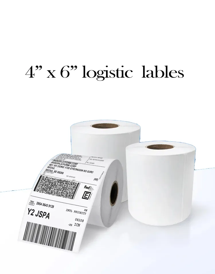 100 x150 mm (4"x6") Direct Thermal Shipping Labels Sticker Compatible with All Desktop Direct Thermal Label Printers 500Pcs labels 1 roll | Daraz.lk