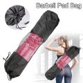 Mesh Bag Neck Shoulder Protective Barbell Pad Bag Lunges Hip Thrusts Accessories Shoulder Pad Pouch Storage Bag Weight Lifting Training Drawstring Bag. 