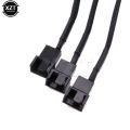 New Pc Fan Splitter Power Cable 12v 27cm 4pin Molex Ide To 4 Port 3pin / 4pin Cooler Cooling Fan Extension Power Cables. 