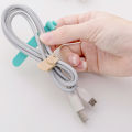 4Pcs Silicone Earphone Cable Winder Desktop Data Line Wire Cord Holder Organizer. 
