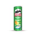 Pringles Potato Chips, Sour Cream and Onion, 165g. 