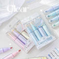 Pen DIY Hand Ledger Color Pen Fluorescent Marker Pen Box And Translucent And Sparkling Girl's Heart Fritillaria Fluorescent. 