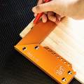 Right Angle Ruler, Carpenter Square, Marking Ruler for Engineer, L Shaped Ruler, Framing Square , Orange 150mm. 