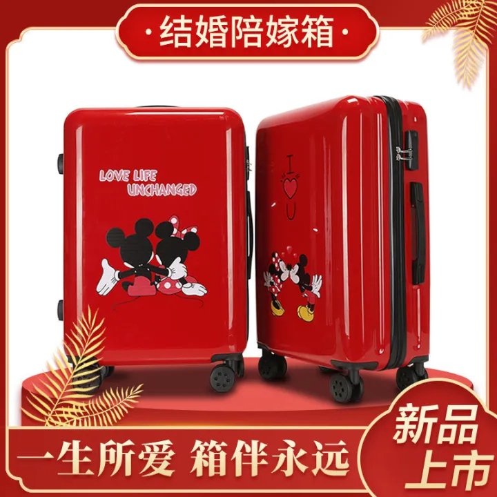Wedding%20Box%20Bridal%20Suitcase%20Box%20Red%20Universal%20Wheel%20Trolley%20Case%20Female%20Bride%20Makeup%20Bag%20Fresh%20Wedding%20-%20Image%205