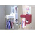 Toothpaste Dispenser with Toothbrush Holder by Cascade Bathing about Paste+. 