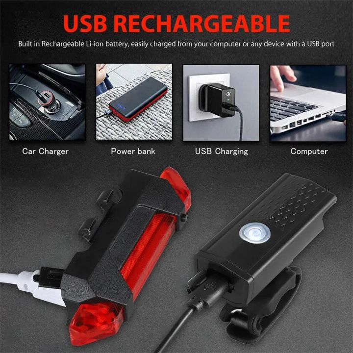 USB%20Rechargeable%20Bike%20Light%20Set%20Front%20Light%20with%20Taillight%20Easy%20to%20Install%203%20Modes%20Bicycle%20Accessories%20for%20the%20Bicycle%20-%20Image%204