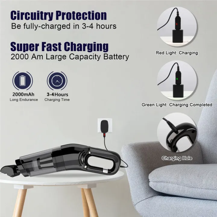 Hand%20Vacuum%20Cleaner%20Cordless%20Portable%20Handheld%20Vacuum%20Rechargeable%20Small%20Car%20Vacuum%20Black%20with%20120W%20High%20Power%20-%20Image%204