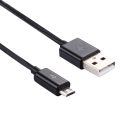 (New) 3m Micro USB Port USB Data Cable(Black). 