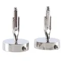 Mechanical Watch Movement Cufflinks for Mens Shirt Cuff Functional Watch Mechanism Cuff Modeling Cufflinks Easy Install Easy to Use. 