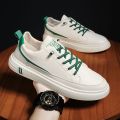 2023New Summer White Shoes Korean Style Trendy Wild Sneakers StudentsinsSports Casual White Shoes Men. 