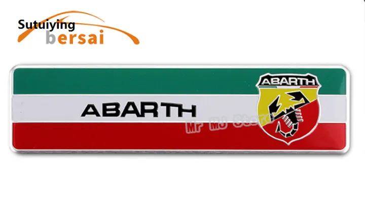 1 Pc Car Stickers for Abarth 500 124 125 595 600 Punto Styling