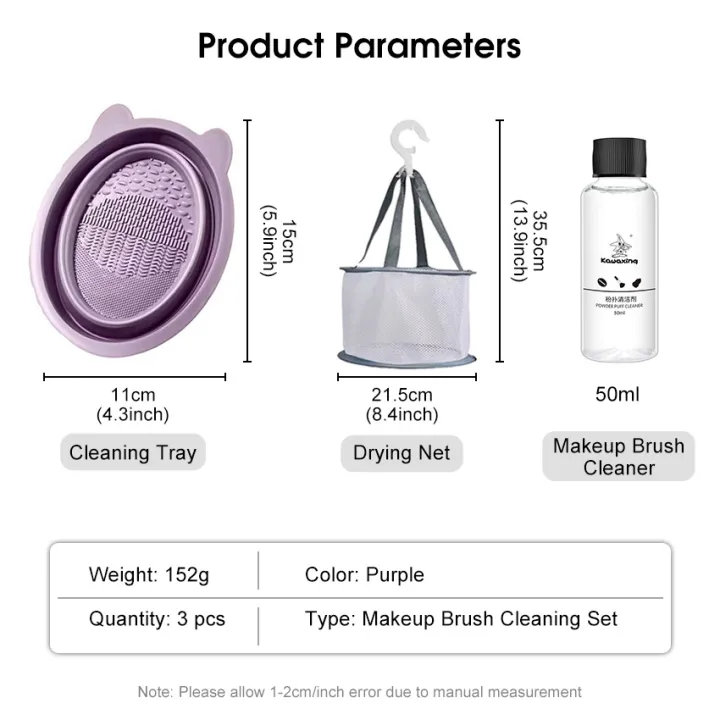 HEGRUS%20Foldable%20Makeup%20Brush%20Makeup%20Brush%20Cleaning%20Set%20Cleaner%20Beauty%20Tools%20Cleaning%20Brush%20Three-Piece%20Set%20Of%20Makeup%20Tools%20Cleaner%20Makeup%20Brush%20Cleaner%20Drying%20Net%20-%20Image%205