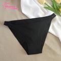 Muses Mall Breathable Women Panties Low-rise Hollow Stitching Bikini Briefs for Women Solid Color Strap Underpants Women Panties. 