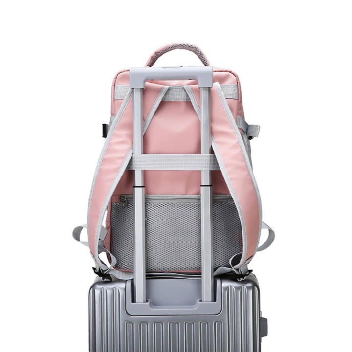 Multifunctional%20Backpacks%20For%20Women%20Lightweight%20And%20Durable%20Backpacks%20For%20Women%20USB%20Charging%20Port%20Backpacks%20For%20Women%20Water-Resistant%20Backpacks%20For%20Women%20Anti-Theft%20Backpacks%20With%20Luggage%20Straps%20-%20Image%204