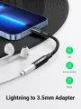 Ugreen MFi Lightning to 3.5mm Headphones Adapter for iPhone 13 12 11 Pro max mini 8 7 Aux 3.5mm Jack Cable for Lightning Adapter Accessories. 