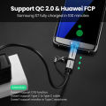 UGREEN USB C Female to Micro USB Male Cable Adapter For All of Handphone with Micro USB Interface Including Xiaomi Redmi Note3/ Huawei P9 lite/Nova 2i QC 2.0 Quick Charge Data Sync. 