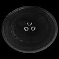 245mm Microwave Oven Glass Disc Tray Turntable Y type bottom Flat Pallet Plates. 