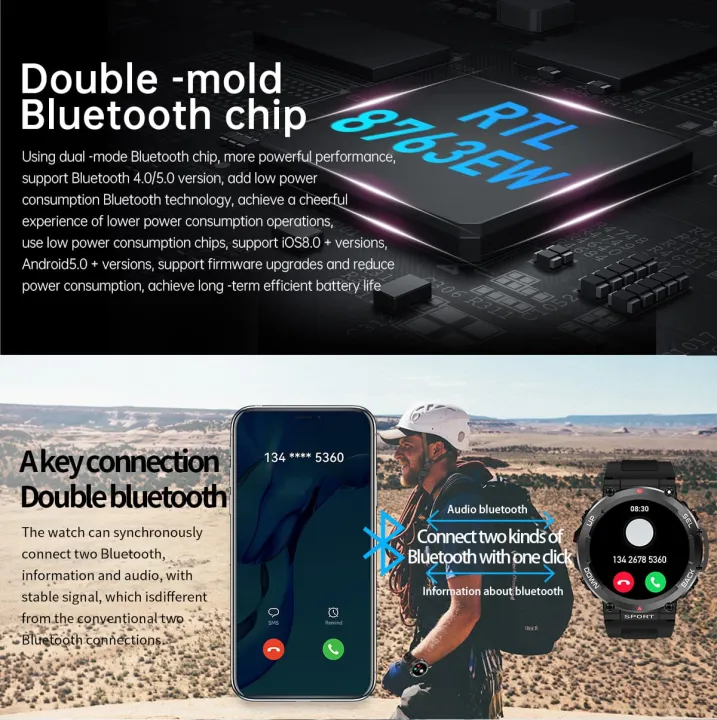 NEW%20Smart%20Watch%20for%20Men%20Bluetooth%20Sport%20400mAh%20Long%20Standby%201.39%20Inch%20360*360%20HD%20Screen%20Outdoors%20Smartwatch%20L33%20LIGE%202026%20-%20Image%206