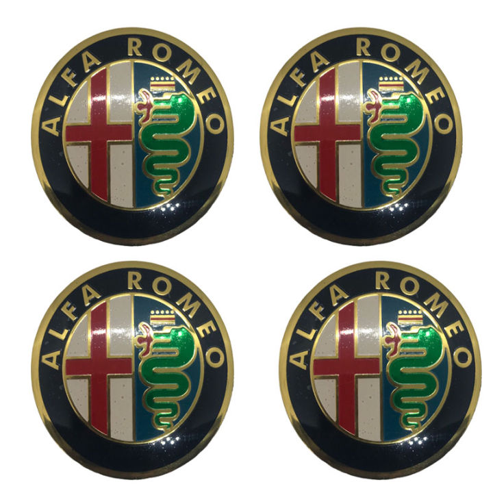 4Pcs/Set 56mm Car Wheel Center Hub Cap Cover Sticker Rim Emblem Badge ...