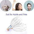 FORIOX Scalp Massage Machine Head Massager Scalp Scratcher 12 Fingers Head Scratcher For Body Relaxing Hair, Head Massage. 