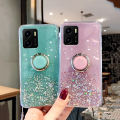 For OnePlus Nord N20 SE Case Shiny Ring Glitter Soft Transparent Holder Stand Back Cover Casing for OnePlus Nord N20 SE Phone Cases Cover Stars Moon Girls. 