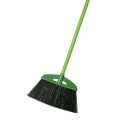 OUTDOOR BROOM WITH 120CM PLASTIC COATED METAL HANDLE - FEATHER BRAND. 